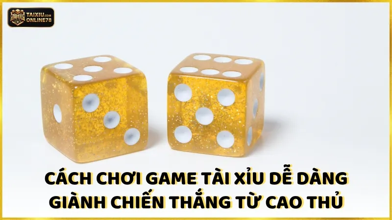 Cách chơi game tài xỉu dễ dàng giành chiến thắng từ cao thủ