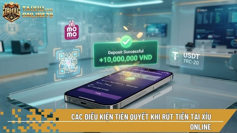 Luôn kiểm tra kỹ số dư khả dụng và tài khoản ngân hàng chính chủ trước khi tạo lệnh rút tiền tài xỉu