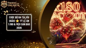 tai xiu bo ba - Cược Bộ Ba Tài Xỉu (Bão): Tỷ Lệ Ăn 1:180 & Bí Quyết Săn Bão An Toàn 2026